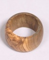 Olive wood napkin rings